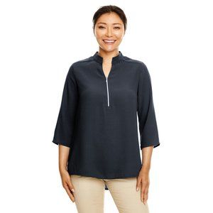 Ladies' Perfect Fit™ 3/4-Sleeve Crepe Tunic | Black